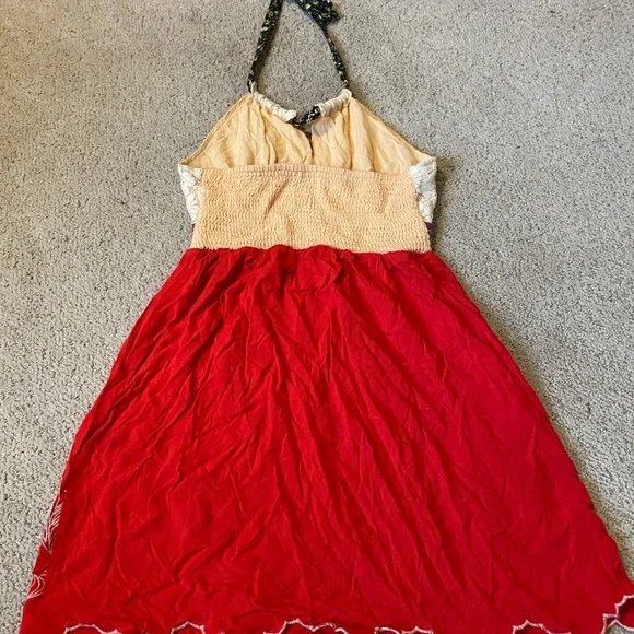 Flying Tomato lace embroidered halter back mini dress - Picture 2 of 3